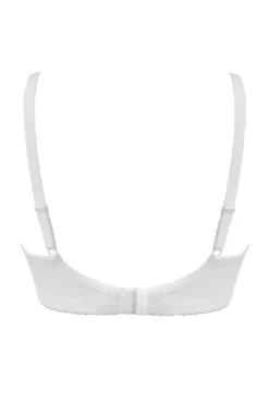 St Tropez Full Cup Bra - White/Pink/Green -Curve by Lingerie 309909 20230215114300