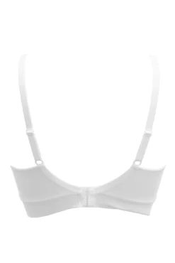 Love To Lounge Cotton Non Wired Bra - White -Curve by Lingerie 311348 20230525152800
