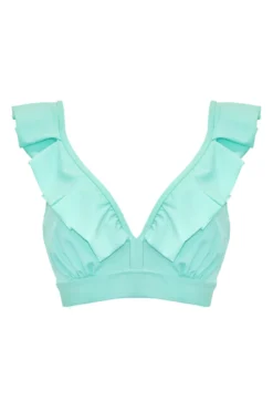 Space Frill Hidden Wire Convertible Top - Mint -Curve by Lingerie 311440 20230526160900