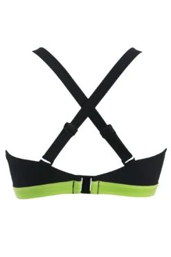 Palm Springs Colour Block Hidden Underwired Cami Top - Black/Lime 15 Palm Springs Colour Block Hidden Underwired Cami Top - Black/Lime -Curve by Lingerie 312087 20230303110800