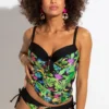 St Lucia Padded Underwired Tankini - Tropical