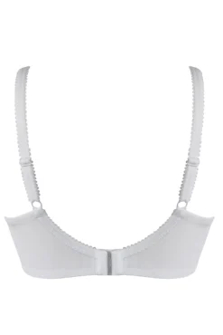 Ooo La La Non-Padded Underwired Bra - White -Curve by Lingerie 313227 20230404104200