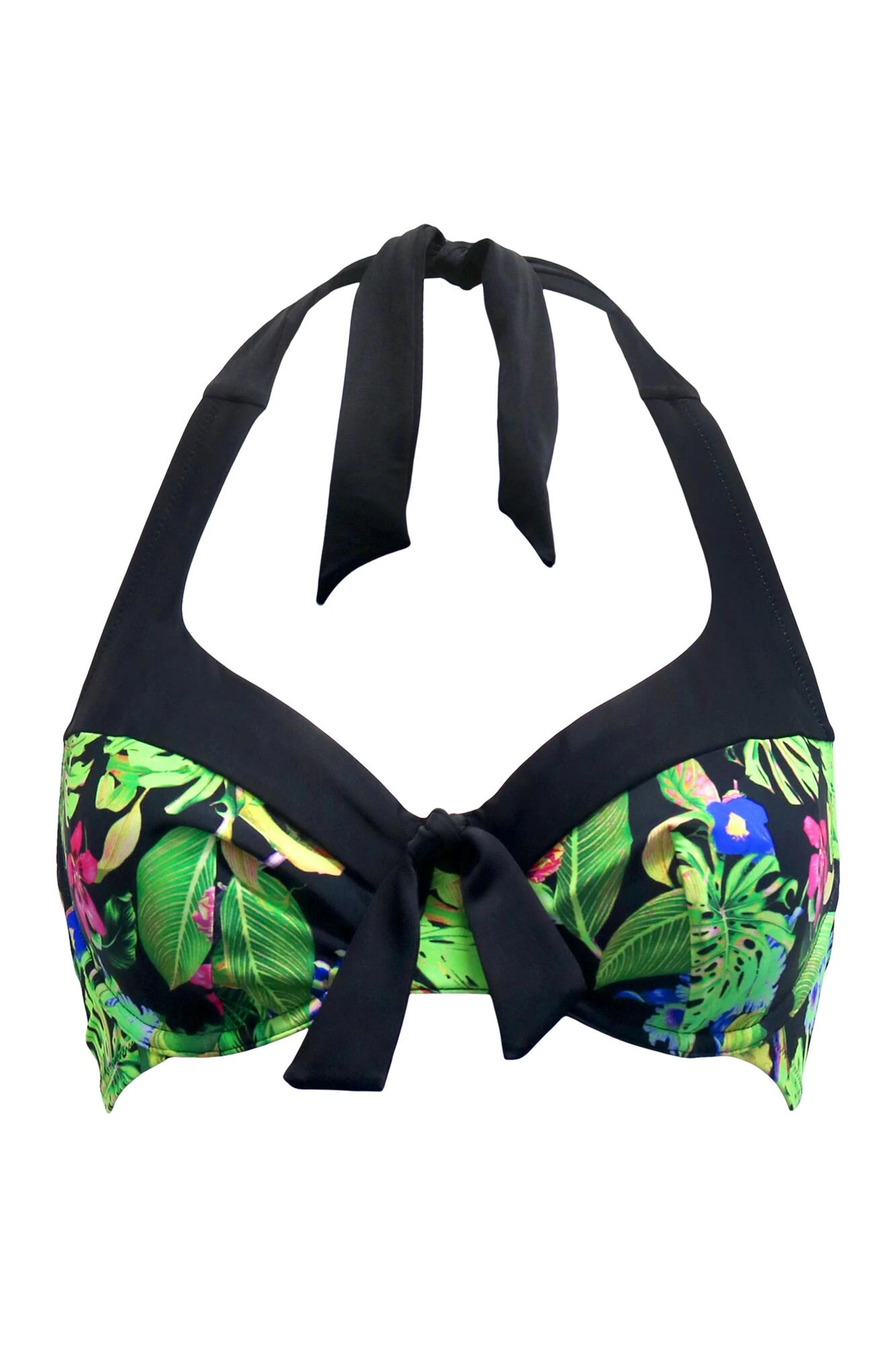 St Lucia Halter Underwired Non-Padded Top - Tropical 5 St Lucia Halter Underwired Non-Padded Top - Tropical - Image 5
