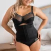 Hourglass Firm Control Waist Cincher - Black