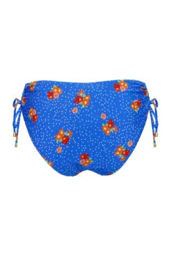 Santa Cruz High Leg Adjustable Side Brief - Blue Floral -Curve by Lingerie 314860 20230607120500