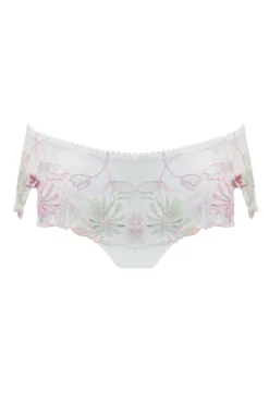 St Tropez Full Cup Set - White/Pink/Green -Curve by Lingerie 315850 20230510160400