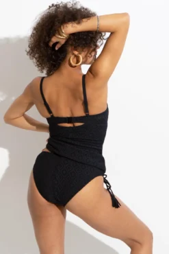 Summer Breeze Underwired Tankini - Black -Curve by Lingerie 316220 20230516102400