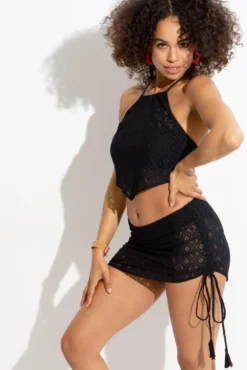 Summer Breeze Adjustable Skirted Brief - Black 11 Summer Breeze Adjustable Skirted Brief - Black -Curve by Lingerie 316231 20230526101700