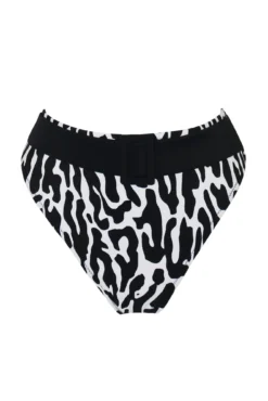 Glamazon Belted High-Waist Tummy Control Brief - Black/White 12 Glamazon Belted High-Waist Tummy Control Brief - Black/White -Curve by Lingerie 316773 20230530091800