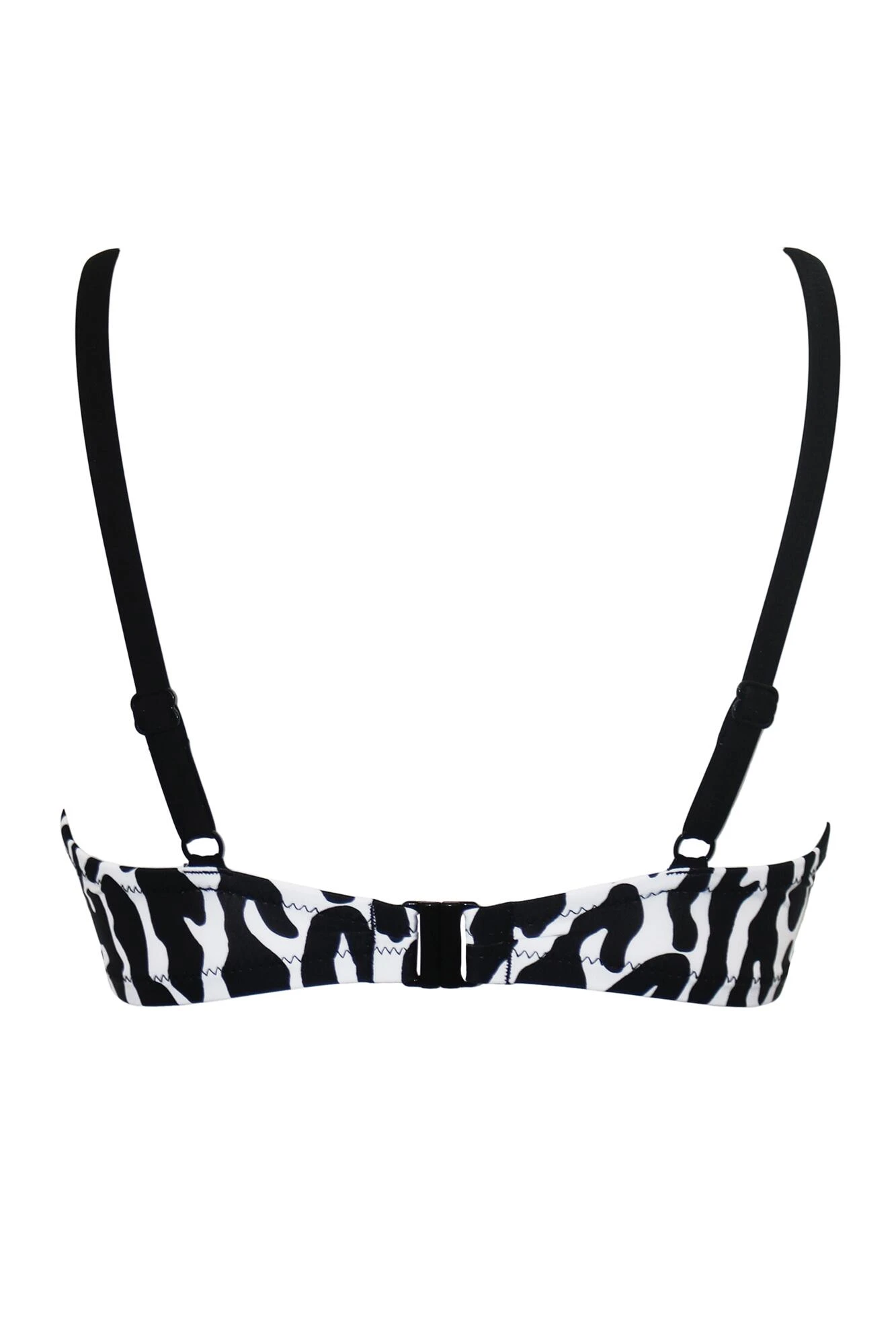 Glamazon Non-Padded Underwired Top - Black/White 6 Glamazon Non-Padded Underwired Top - Black/White - Image 6