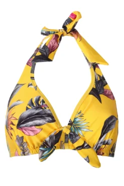 Paradiso Triangle Hidden Underwired Top - Yellow -Curve by Lingerie 316862 20230530093100