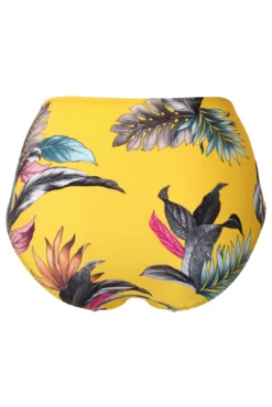 Paradiso Belted High Waisted Control Brief - Yellow 11 Paradiso Belted High Waisted Control Brief - Yellow -Curve by Lingerie 316895 20230530101100