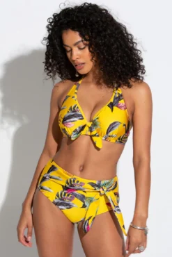 Paradiso Belted High Waisted Control Brief - Yellow 9 Paradiso Belted High Waisted Control Brief - Yellow -Curve by Lingerie 316898 20230530101100