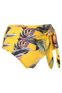 Paradiso Belted High Waisted Control Brief - Yellow 10 Paradiso Belted High Waisted Control Brief - Yellow -Curve by Lingerie 316899 20230530101100