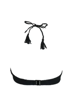 Summer Breeze Underwired Lightly Padded Halter Top - Black -Curve by Lingerie 317017 20230531100900