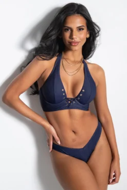 Adelaide Denim V-Shape Brief - Blue