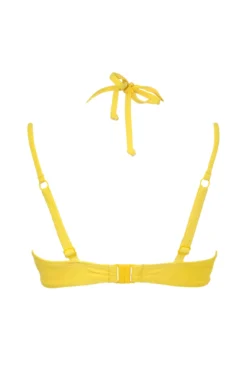 Gold Coast Underwired Double Strap Non-Padded Top - Yellow -Curve by Lingerie 317363 20230606124900