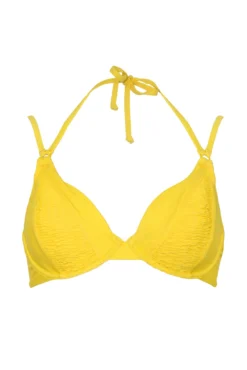 Gold Coast Underwired Double Strap Non-Padded Top - Yellow -Curve by Lingerie 317364 20230606124900