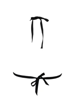 Sea Queen Sequin Triangle Top - Black/Silver -Curve by Lingerie 317871 20230606113600