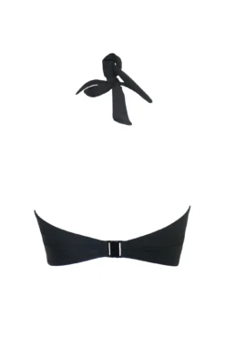 Space Non-Wired Halter Top - Black -Curve by Lingerie 318057 20230608150100