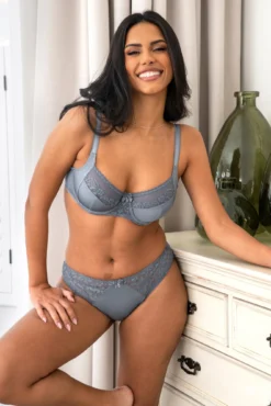 Aura Side Support Underwired Bra - Smoke 9 Aura Side Support Underwired Bra - Smoke -Curve by Lingerie 318312 20230613150800