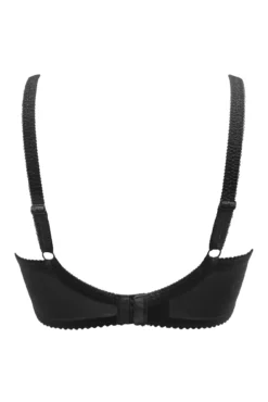 St Tropez Padded Non-Wired T-Shirt Bra - Black -Curve by Lingerie 319010 20230721153900