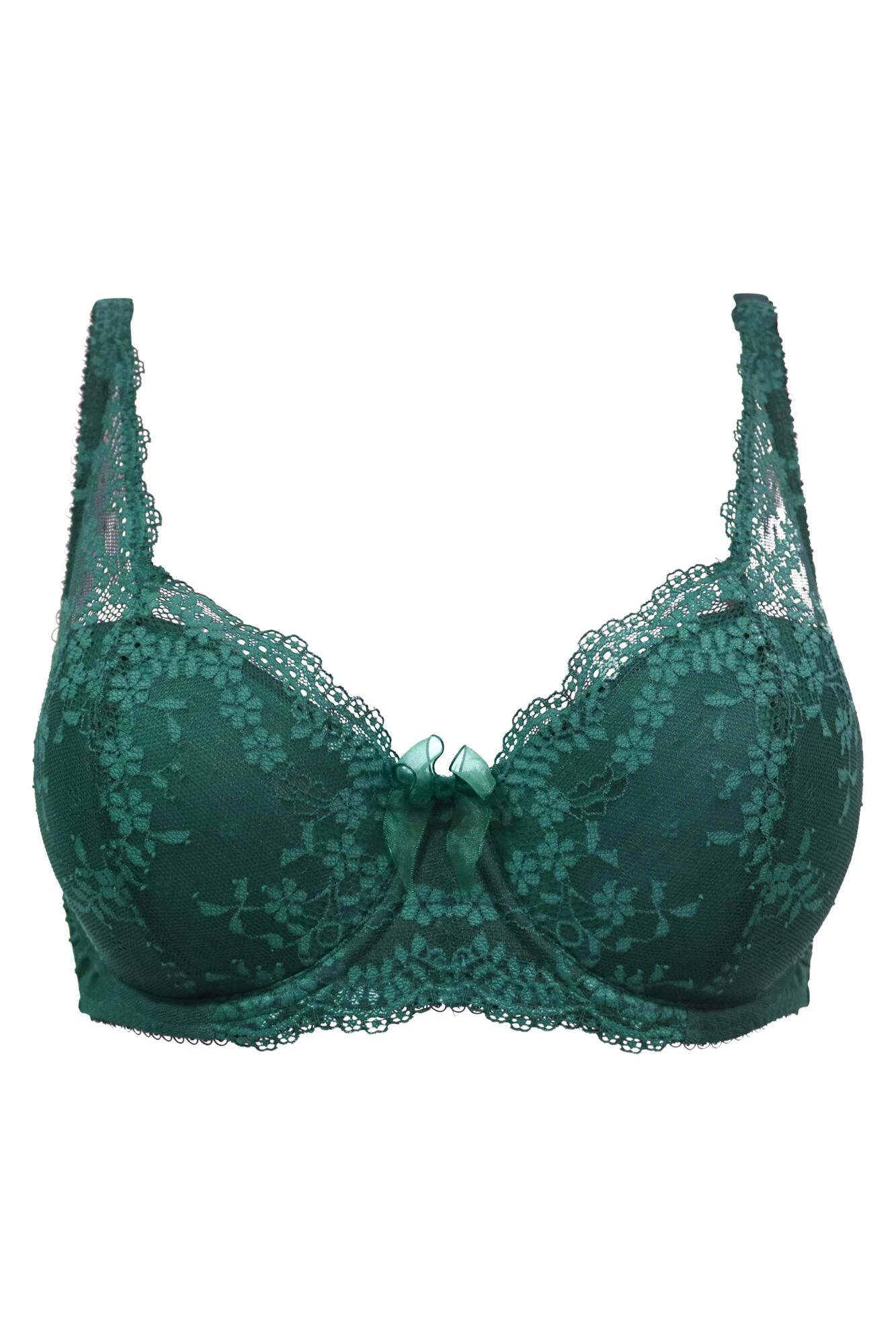 Flora Lightly Padded Underwired Bra - Forest 5 Flora Lightly Padded Underwired Bra - Forest - Image 5
