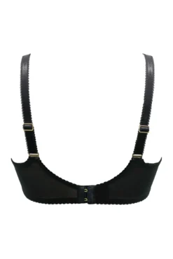 Soiree Embroidery Padded Bra - Black/Pink -Curve by Lingerie 319821 20230728123400