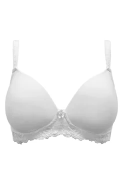 St Tropez Padded Non-Wired T-Shirt Bra - White -Curve by Lingerie 319965 20230804121100