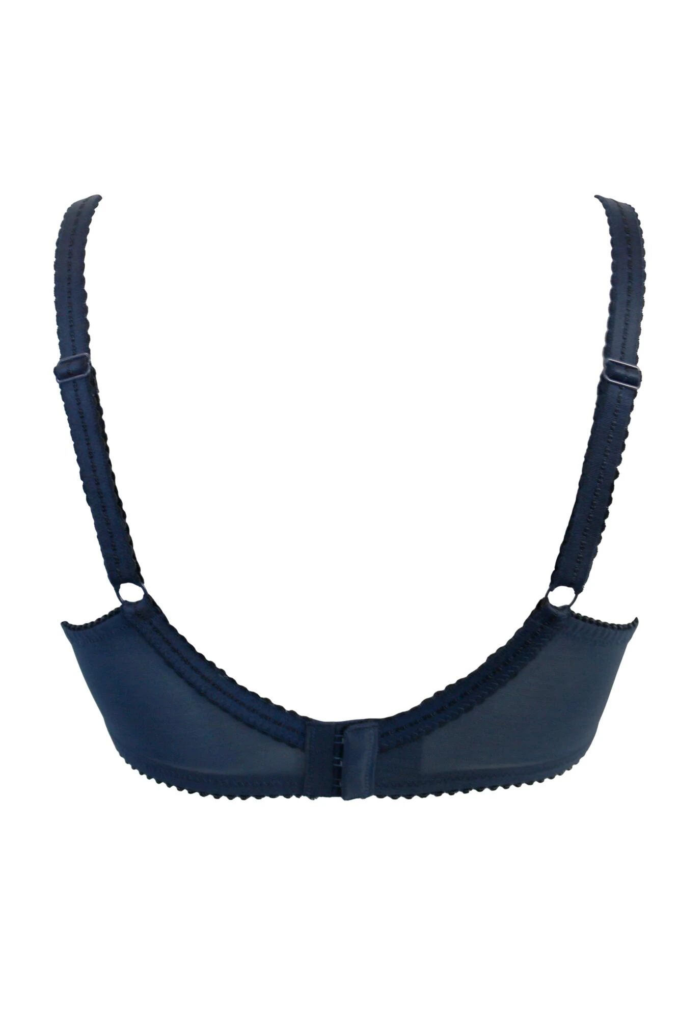 Sofia Lace Embroidered Side Support Bra - Navy/Blush 7 Sofia Lace Embroidered Side Support Bra - Navy/Blush - Image 7