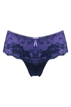 Amour Shorty - Navy/Lavender 8 Amour Shorty - Navy/Lavender -Curve by Lingerie 321033 20230829100600
