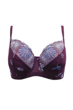 St Tropez Full Cup Bra - Purple/Blue -Curve by Lingerie 321600 20230824142100