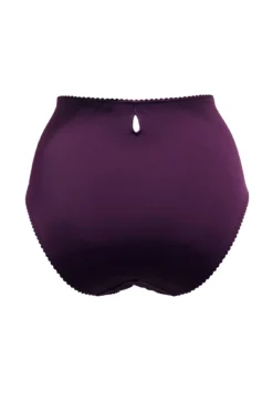 St Tropez High Waist Deep Brief - Purple/Blue -Curve by Lingerie 321754 20230825113500