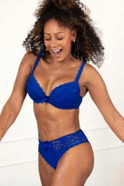 Rebel High Leg Brief - Cobalt