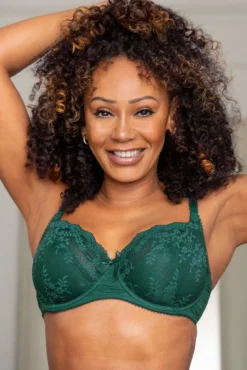 Flora Underwired Bra - Forest